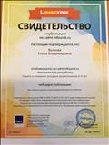 Свидетельство о публикации